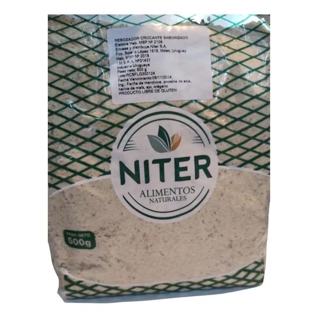 Rebozador Crocante Saborizado 500g Libre De Gluten 