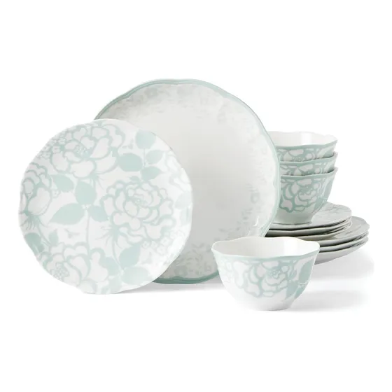 Lenox Butterfly Meadow Cottage Vajilla De 12 Piezas, 1...