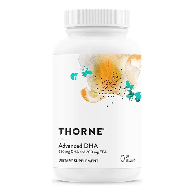 Dha Avanzado 650 Mg Thorne 60 Cápsulas Blandas