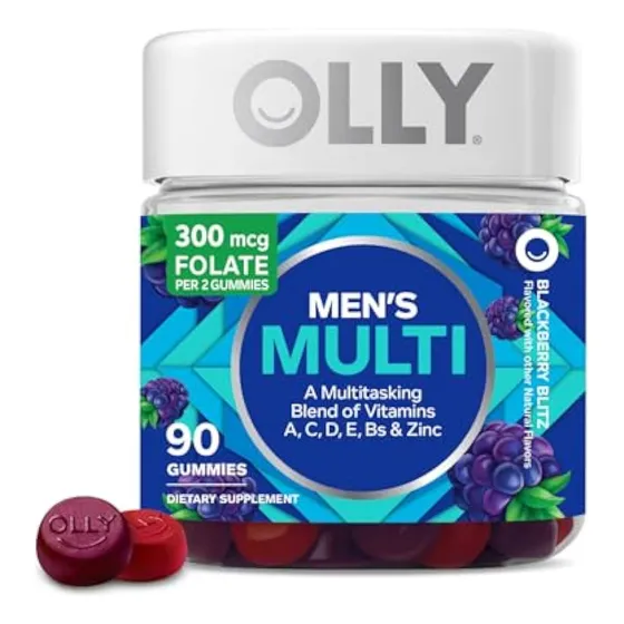 Gomitas Multivitamínicas Olly Para Hombres, Vitaminas A, C,