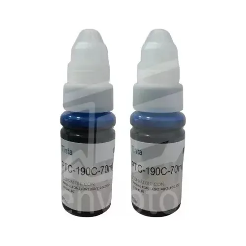 Kit 2 Tintas Compatible Con Gi 190c Cian G1100 G2100 190