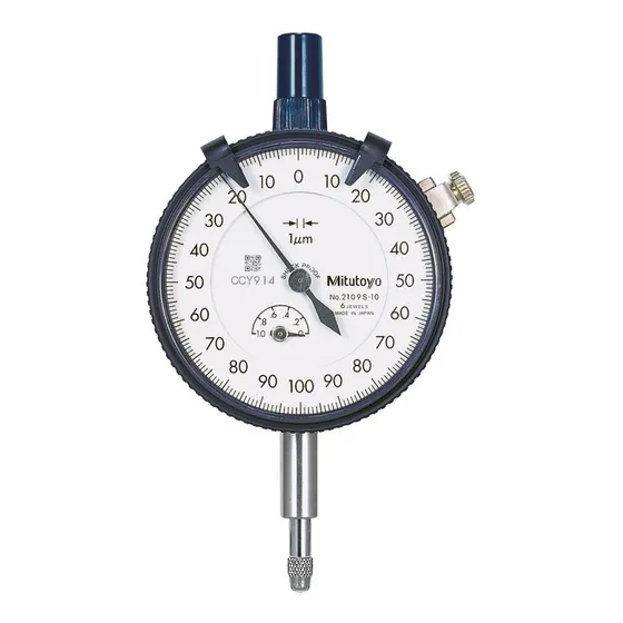 Reloj Comparador Tapa Con Oreja 1mm 0.001mm Mitutoyo