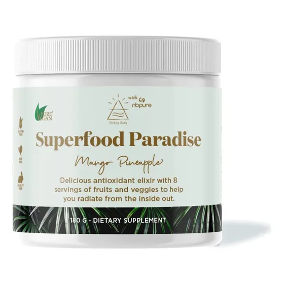 Suplemento Nbpure Earthy Andy Superfood Paradise, 30 Porcion