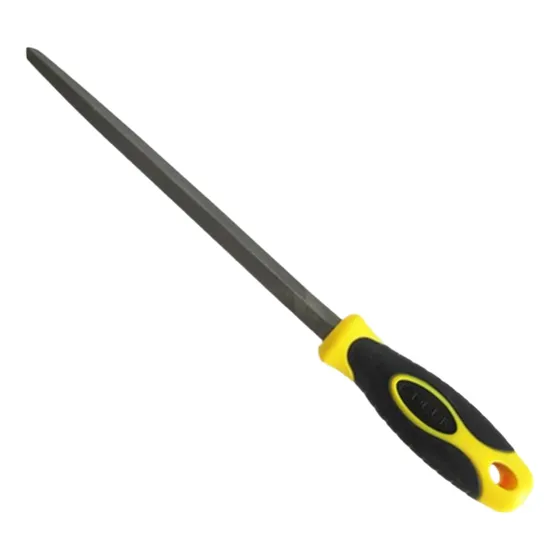 Lima Fontor Triangular, Mango Plastico 8 Pulgadas Tienda