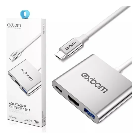Adaptador Tipo C Hdmi Usb Dex Para S8 S9 S10 Note 8 9 10 Macbook