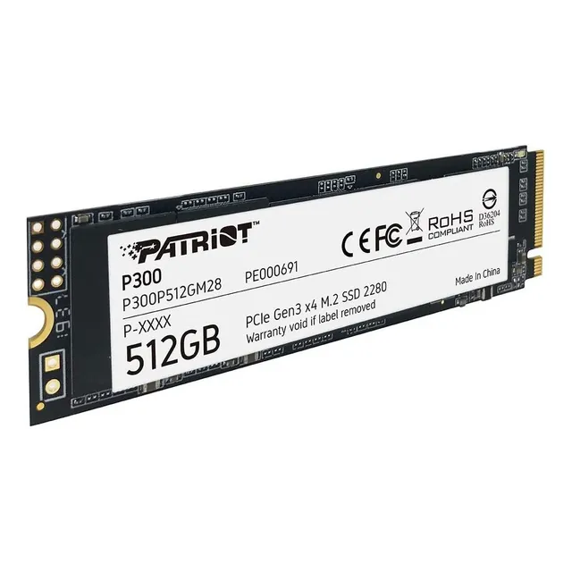 DISCO SOLIDO SSD PATRIOT P300 512GB M.2 PCLE GEN 3X4 NVME