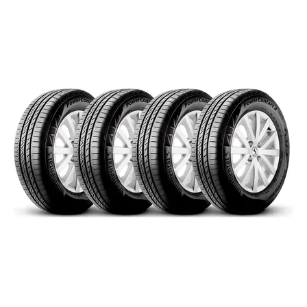 Kit 4 Pneus 185/65r15 Continental Powercontact 2 88h Aro 15 H