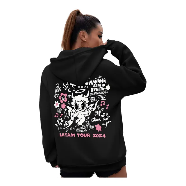 Buzo Barbie Canguro Frizado Ken Estampados Capucha Unisex