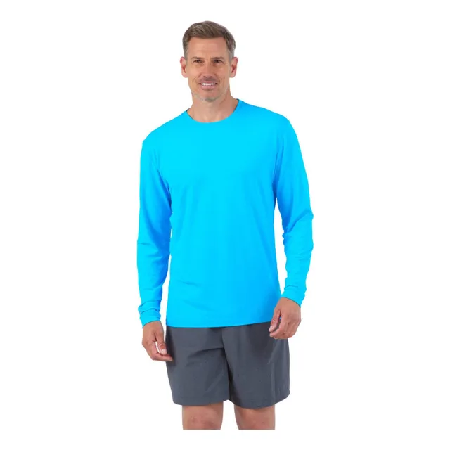 Camiseta Manga Larga Cuello Redondo Para Hombre Proteccion