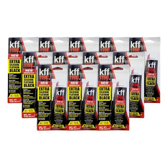 12 Silicones Kff-1190 Extra Platinum Black, 100gr.