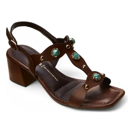 Sandália Com Salto Dakota Y9581