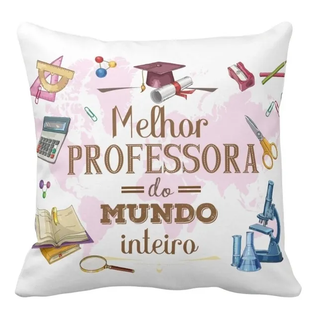 Almofada Personalizada Dia Dos Professores Melhor Professora