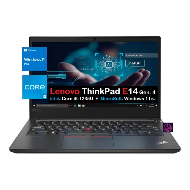 Thinkpad E14 Gen. 4 Core I5-1235u 24gb 512gb 14-inch W11 Pro Negro (Reacondicionado)