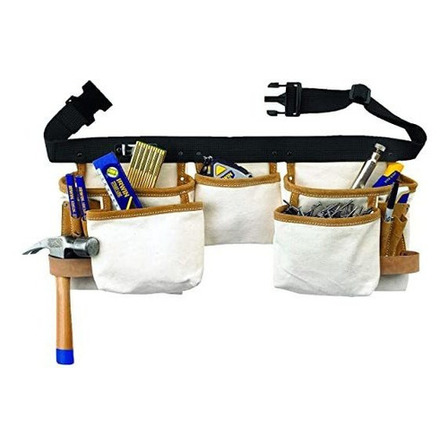 Cinturão Para Ferramentas Irwin 10 Bolsos Lona Iw14086 Cinto Cinturão Para Ferramentas Irwin 10 Bolsos Lona Iw14086 Cinto
