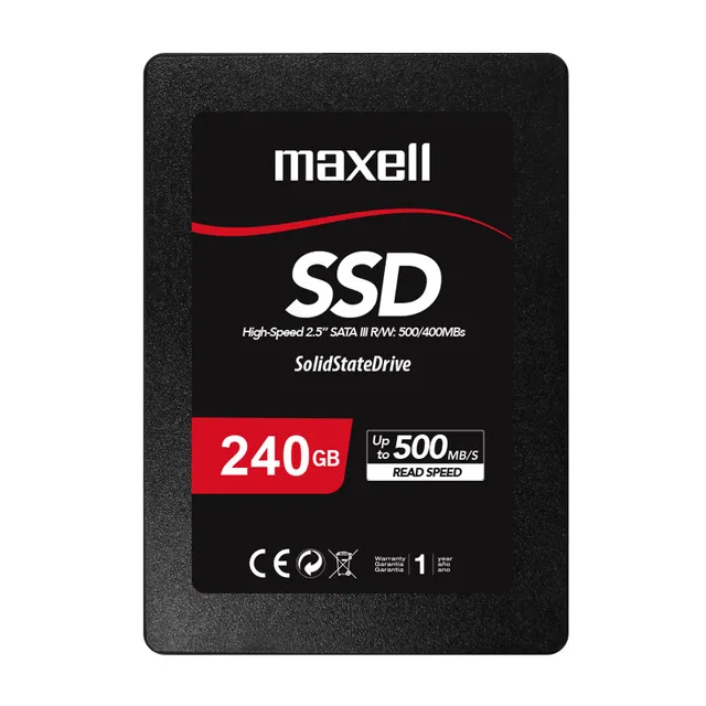 Disco Estado Solido Interno Maxell Ssd 240gb Sata 3 500mb/s