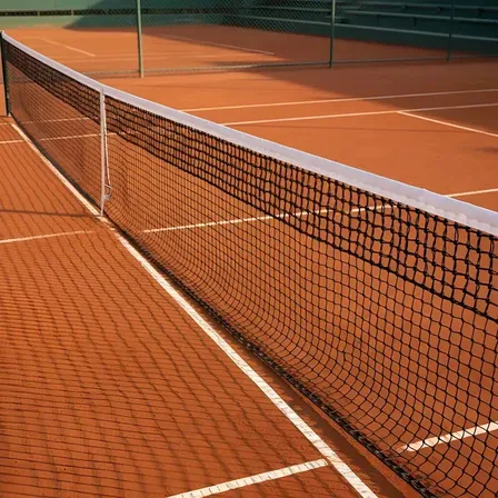 Rede De Tênis Para Quadra De Saibro Com 3 Faixas - Azzure