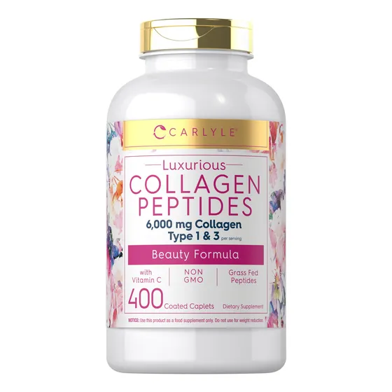 Suplemento De Péptidos De Colágeno Carlyle 6000 Mg Con Vitam
