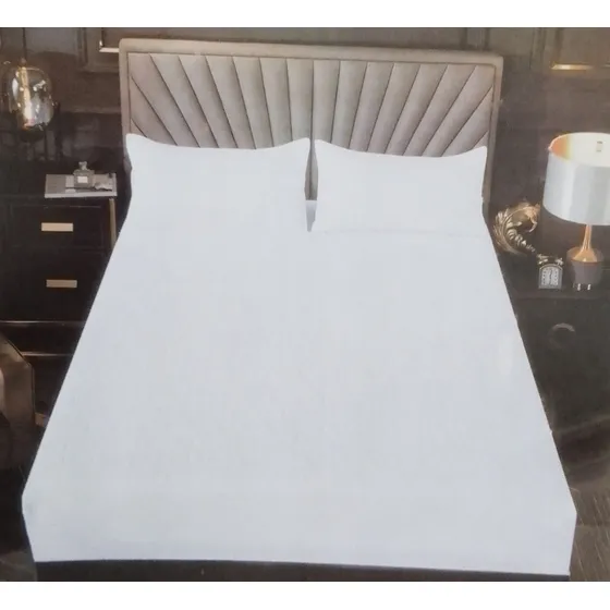 Forro Protector Impermeable Colchón 2plaza +2 Funda Almohada