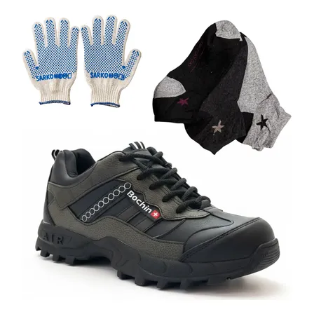 Zapatilla Calzado De Trabajo Trekking Reforzado Bochin 900