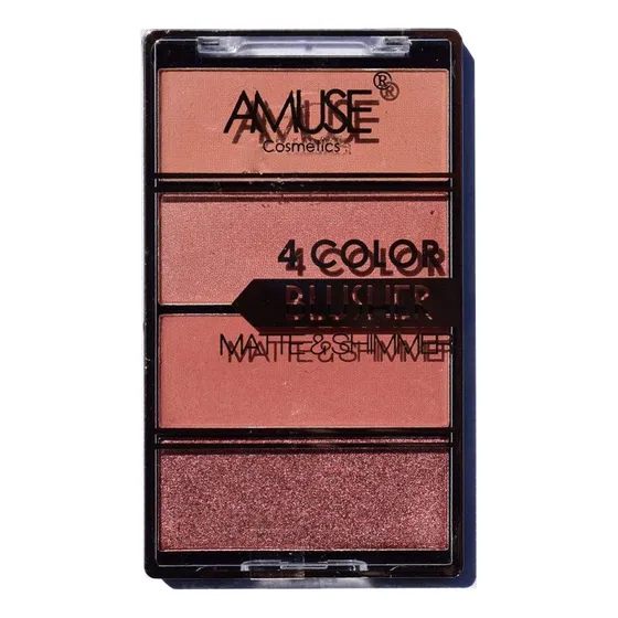 Rubor Amuse 4 Colores Matte & Shimmer