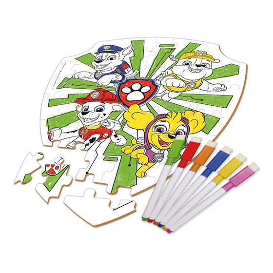 Quebra-cabeça De Colorir Patrulha Canina