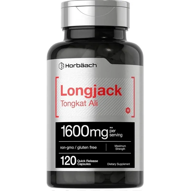 Longjack Tongkat Ali 1600 Mg 120 Capsulas Stock