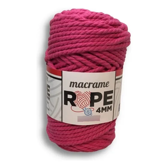Cuerda Gruesa Trenzada Para Macrame 250gr=50mt. Color Fucsia