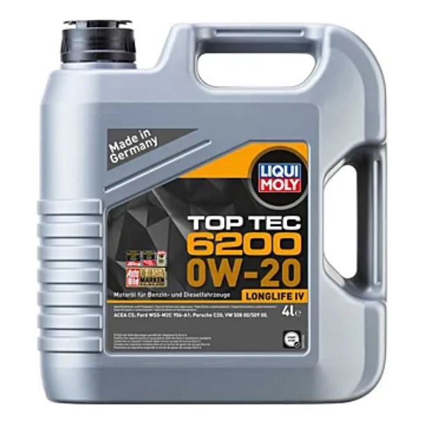 Aceite Liqui Moly Top Tec 6200 0w-20 4l