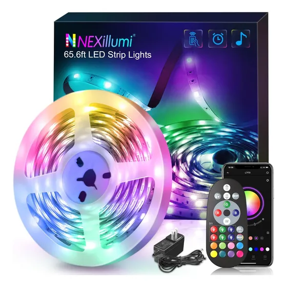 Tiras De Luces Led Rgb 20 Metros