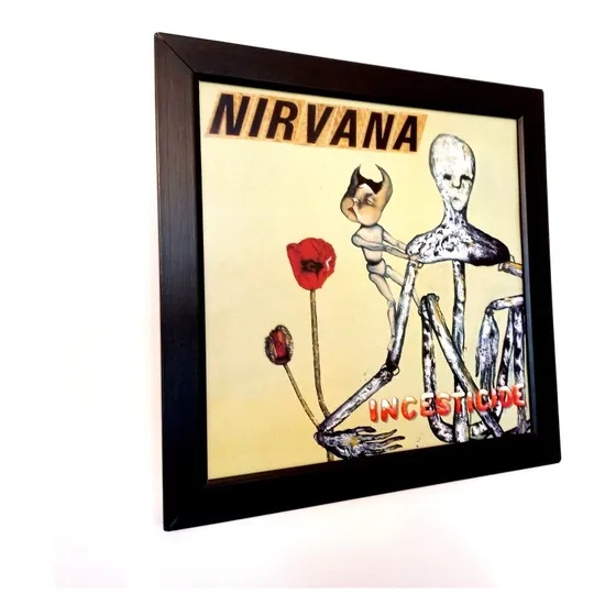 Quadro Nirvana Incesticide Capa Do Disco De Vinil Lp Cd 1992