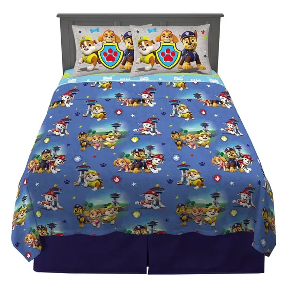 Juego De Sábanas Franco Kids, Microfibra, Full, Paw Patrol 