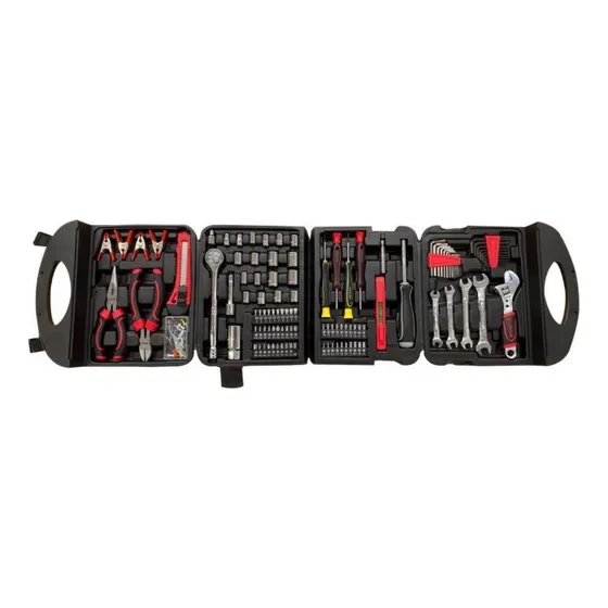 Kit Herramientas Manuales Y Mecánicas Hogar Redline 116 Pzs