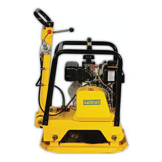 Vibrocompactadora Reversible 168kg, Motordiesel 7hp (msh160)