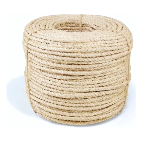 Corda De Sisal Natural 5mm 50 Mts Resistente