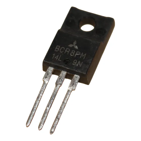 2 Peças Transistor Bcr8pm * Bcr8 Pm * Isolado + Carta Regist