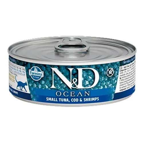 Latas N&d Felino Gato Atun Y Salmon 80 Gr