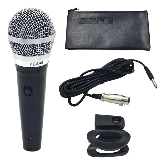 Shure Pga48 Micrófono Alambrico Dinámico Profesional