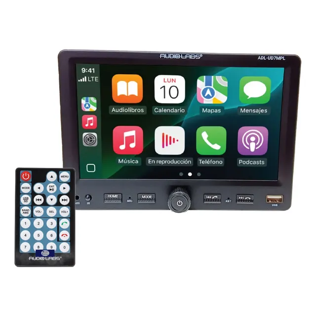 Auto Estéreo 1din/pantalla 7plg Premium Audiolabs Adl-ud7mpl Negro