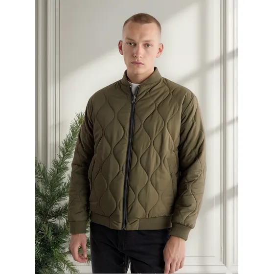 Campera Bomber Negra Reversible Verde Militar Equus Berlin