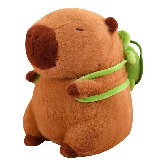 Peluche Capibara, Animal Capybara Niños Bebe Color Correa De Tortuga 28cm Foofoo