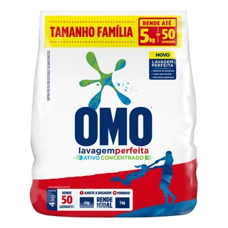 SabĂŁo Em PĂł Omo Lavagem Perfeita 4kg SabĂŁo Em PĂł Omo Lavagem Perfeita 4kg