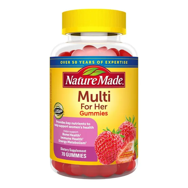 Multivitaminico Para Mujer Nature Made 70 Gomitas