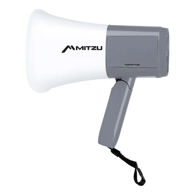 Megáfono Recargable Mitzu Con 500 M De Alcance Meg-440wh