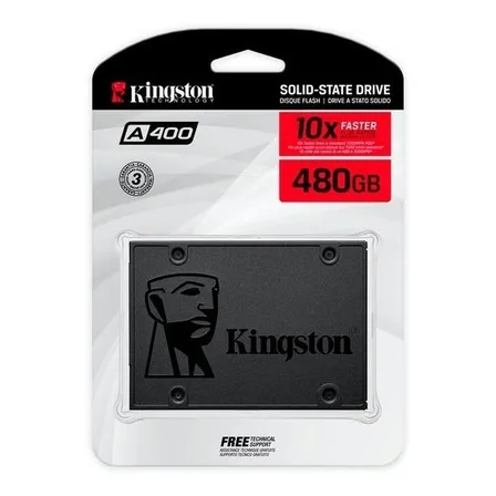 Disco Sólido Ssd Interno Kingston Sa400s37/480g 480gb Negro