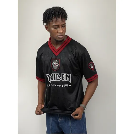 Camisa Retro Iron Maiden X West Ham 2016 - Ultimas Unidades