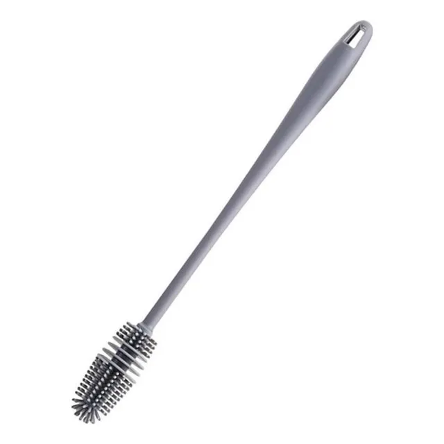 Yi Escova De Garrafa De Silicone Com Manga Largo De Limpeza
