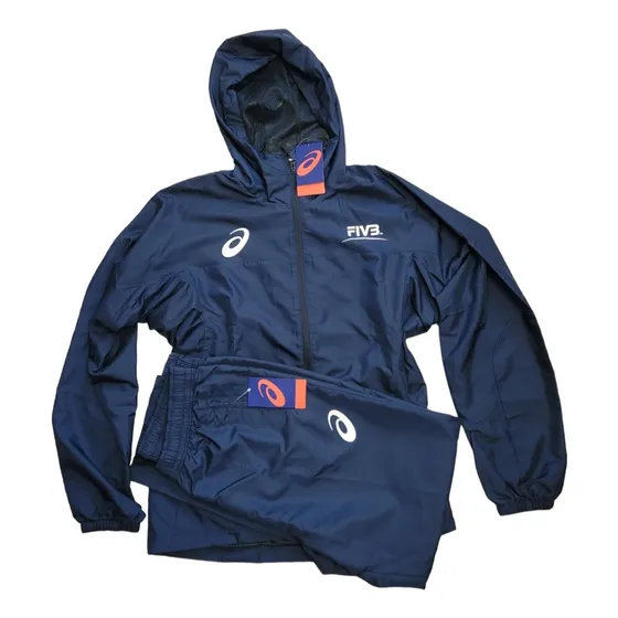 Agasalho Fivb Asics Volei Voleibol Volleyball Blusão Calça