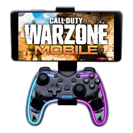 Gamepad Inalámbrico Bluetooth Multiplataformas Deluxe Rgb