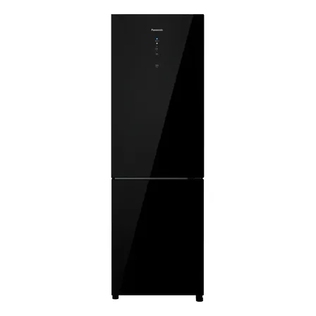 Refrigerador Panasonic 407l Black Glass Nr-bb41gv2b Preto