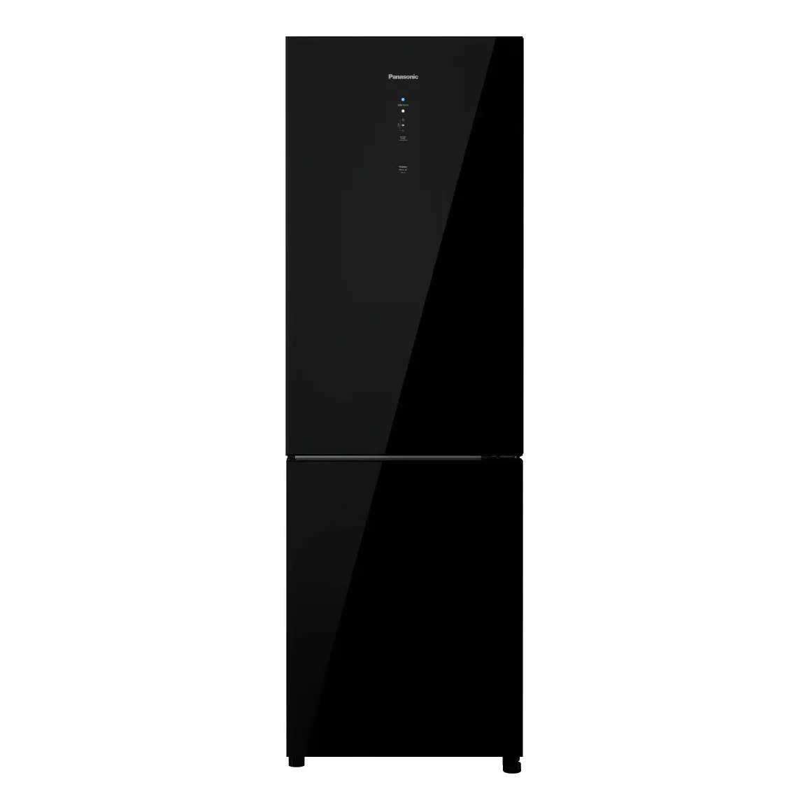 Refrigerador Panasonic 407l Black Glass Nr-bb41gv2b Preto